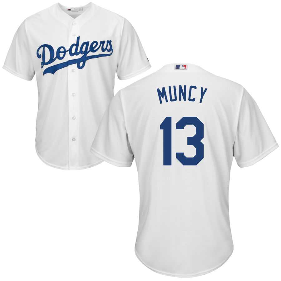 Dodgers 13 Max Muncy White Cool Base Jersey Dzhi,We sell and wholesale Dodgers 13 Max Muncy White Cool Base Jersey Dzhi on line form chian!